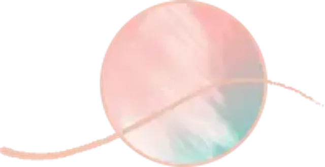 ellipse dégradé bleu et rose avec une vague